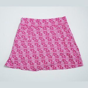 Vintage Barbie Pink Abstract Printed Skort